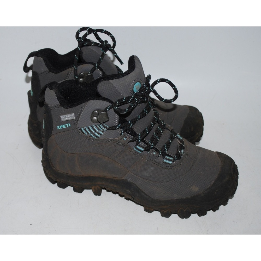 Xpeti Thermator 5 Women's 6 Gray Insulated Waterproof Outdoor Hiking Ankle Boots